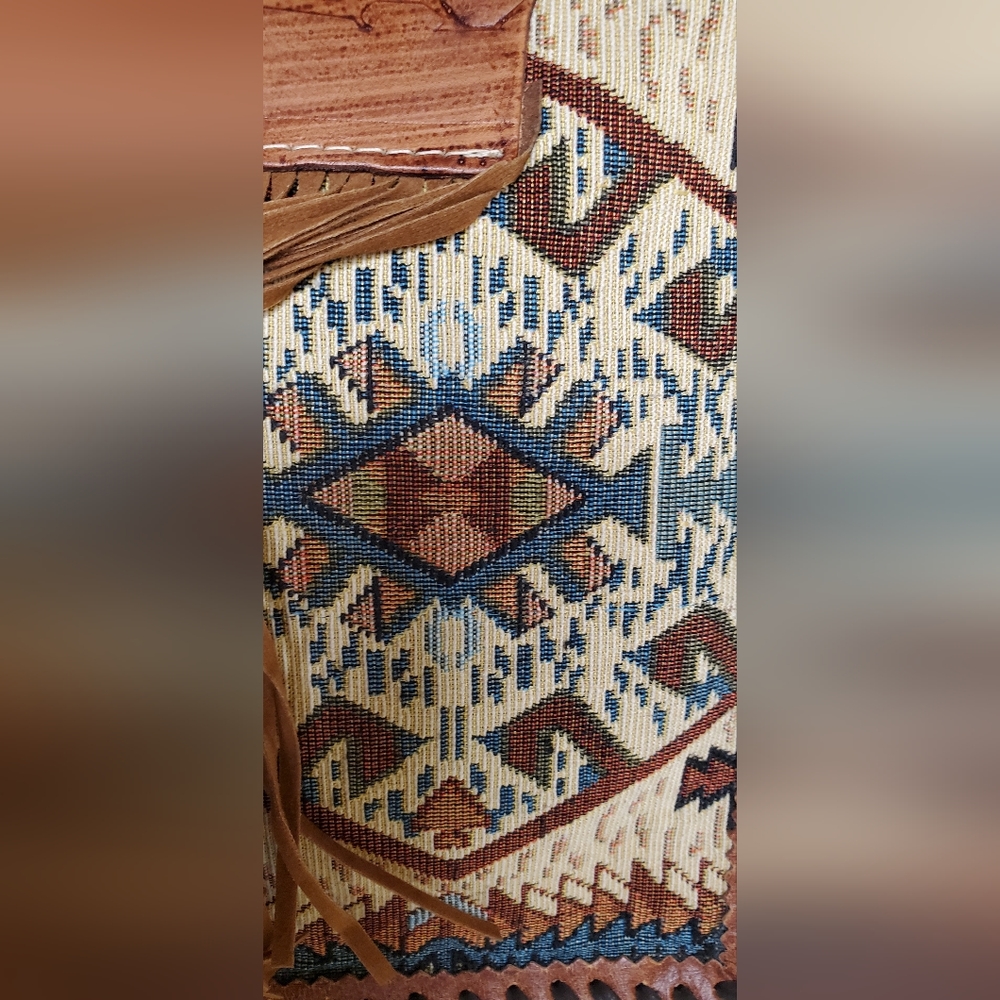 Aztec Bohemian Handwoven Crossbody Bag - Picture 3 of 6